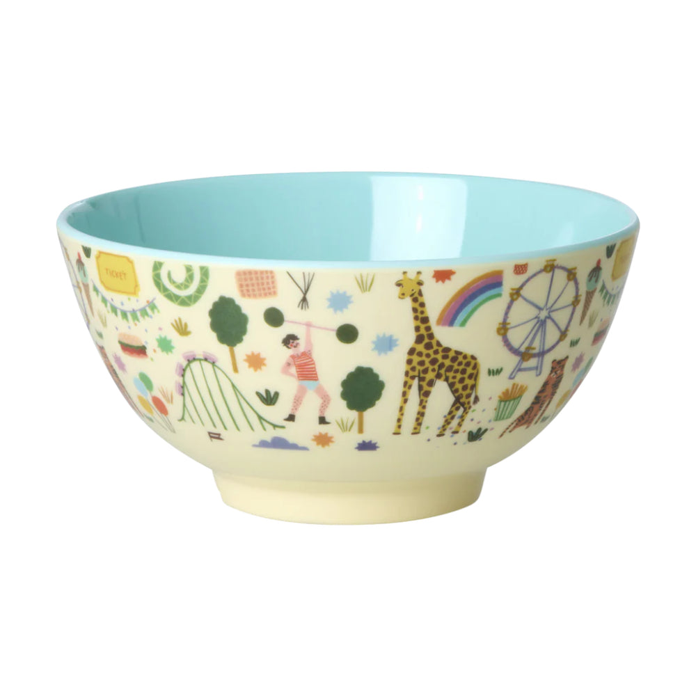 rice-dk-melamine-bowl-with-mint-fun-fair-print-medium-700ml-rice-melbw-fufami