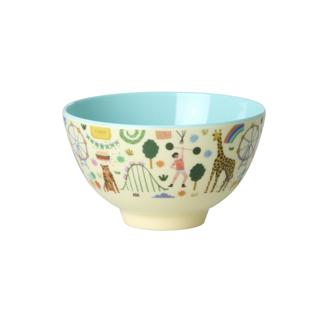 rice-dk-melamine-bowl-with-mint-fun-fair-print-small-300ml-rice-melbw-sfufami