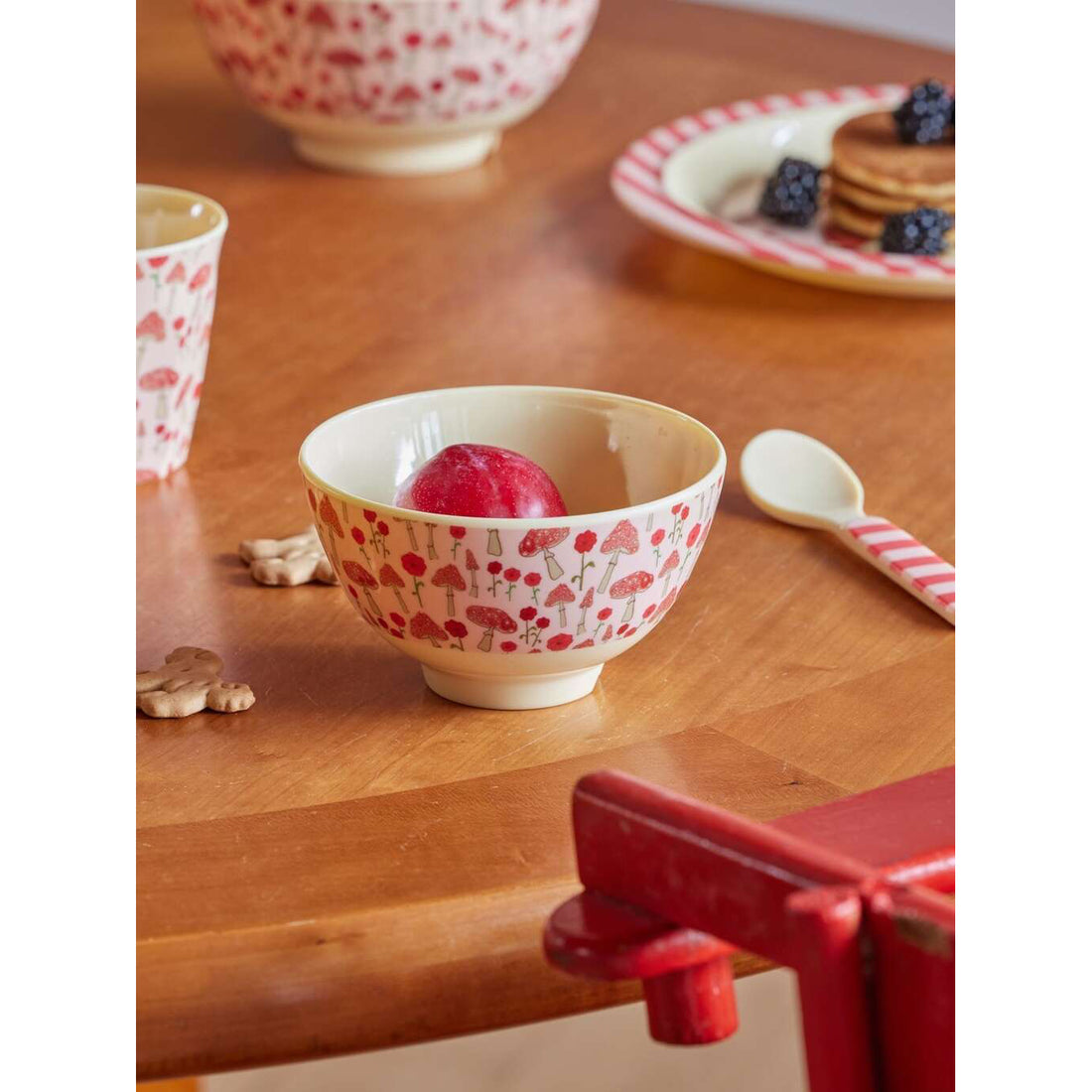 rice-dk-melamine-bowl-with-pink-happy-forest-medium-700-ml-rice-melbw-hafoi
