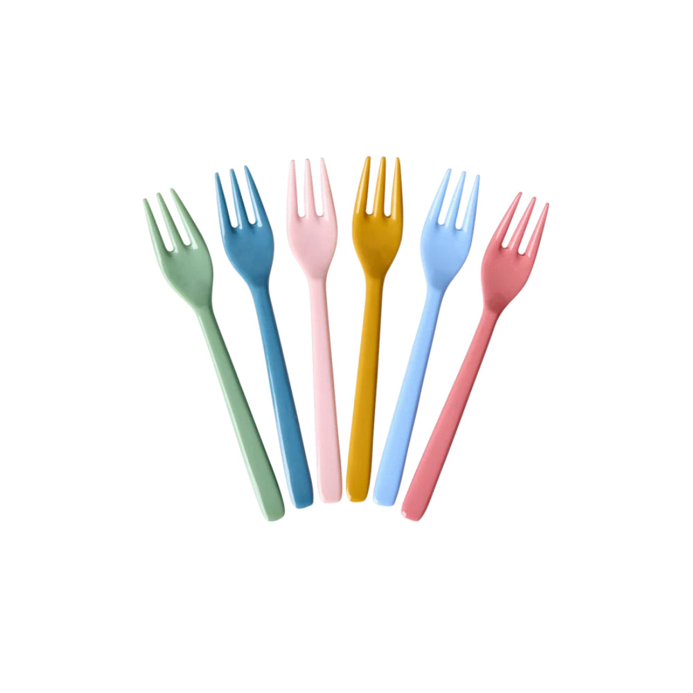 rice-dk-melamine-cake-forks-in-asst-all-you-need-is-love-and-colors-set-of-6-rice-mesfo-6zaw25