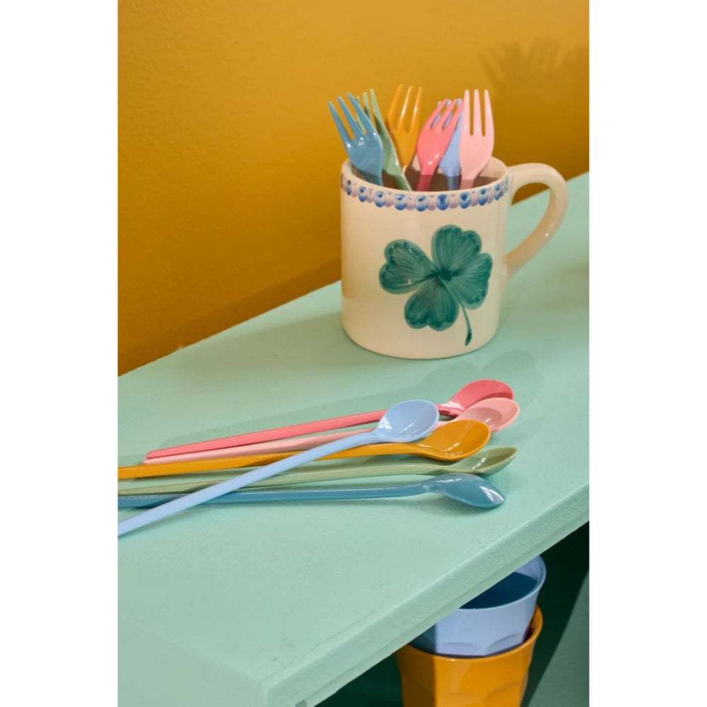 rice-dk-melamine-cake-forks-in-asst-all-you-need-is-love-and-colors-set-of-6-rice-mesfo-6zaw25