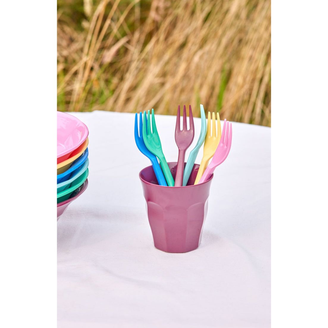 rice-dk-melamine-cake-forks-in-asst-show-your-true-colors-set-of-6-rice-mesfo-6zch5