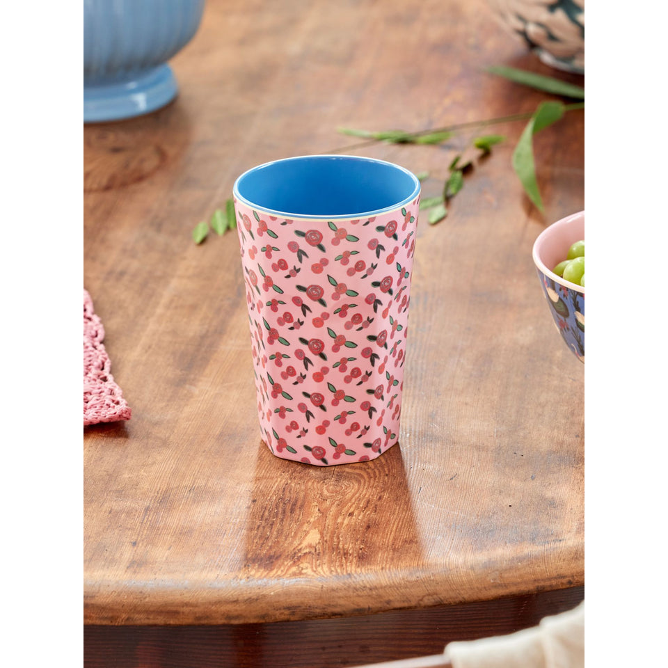 rice-dk-melamine-cup-with-a-rose-is-a-rose-print-tall-400-ml-rice-melcu-lroro