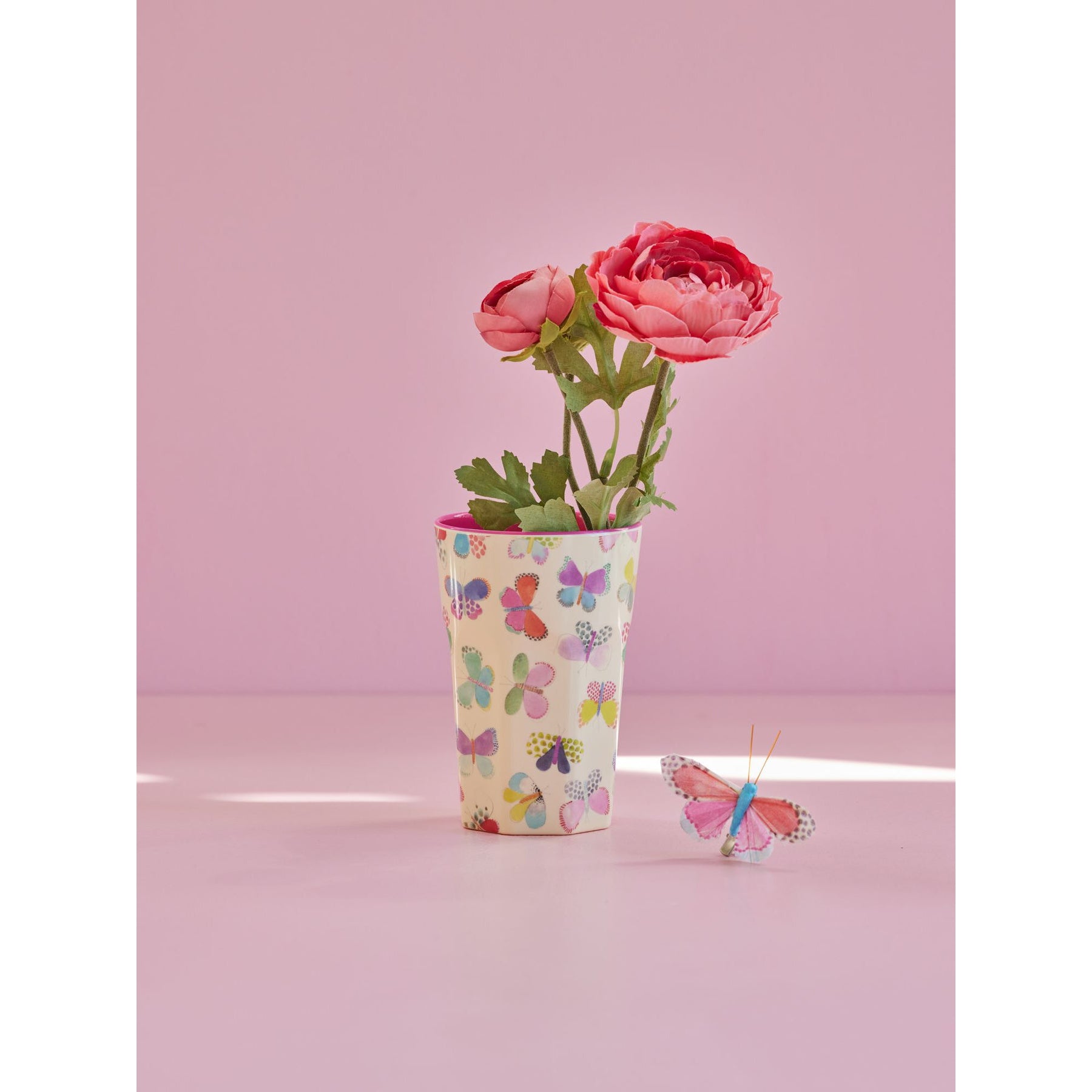 rice-dk-melamine-cup-with-butterfly-print-tall-400-ml-rice-melcu-lbutf