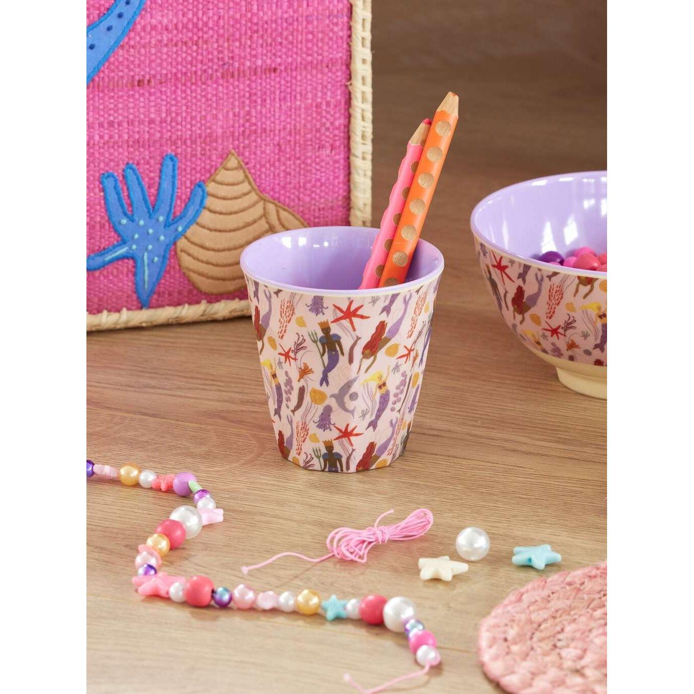 rice-dk-melamine-cup-with-mermaid-print-medium-250-ml-rice-melcu-mer
