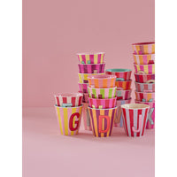 rice-dk-melamine-cup-with-the-letter-x-stripes-pinkish-mediu-250-ml-rice-melcu-alpstrxi