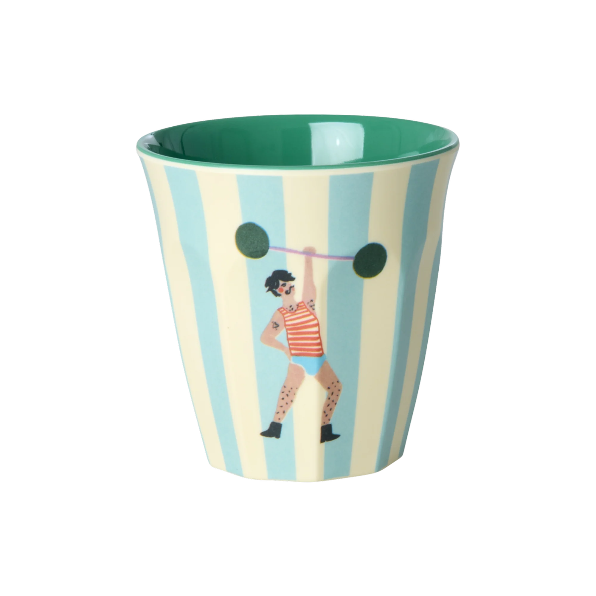 rice-dk-melamine-cups-with-mint-fun-fair-prints-small-6-pack-160ml-rice-melcu-6zsfufami