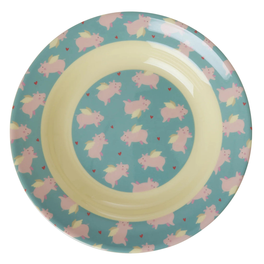 rice-dk-melamine-kids-bowl-with-flying-pig-print-250-ml-rice-kibow-flyp