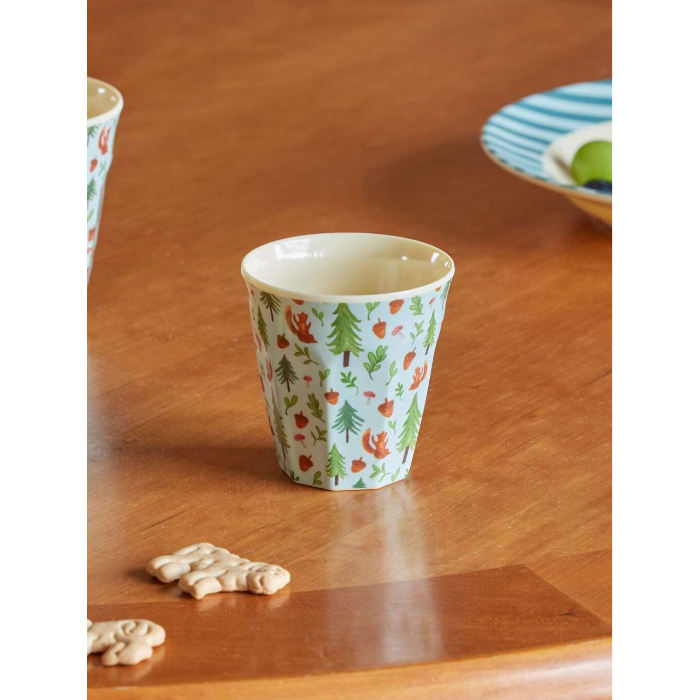rice-dk-melamine-kids-cup-with-blue-happy-forest-print-small-160-ml-rice-kicup-hafob