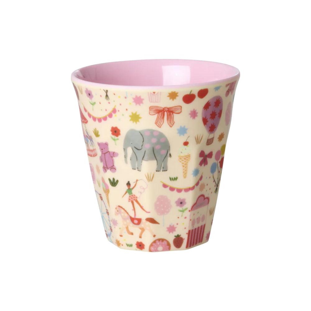 rice-dk-melamine-kids-cup-with-pink-fun-fair-print-small-160ml-rice-kicup-fufai