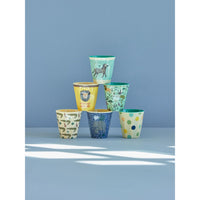 rice-dk-melamine-kids-cups-with-asst-jungle-prints-small-6-pack-160-ml