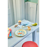 rice-dk-melamine-kids-lunch-plate-with-dogs-in-space-print-kitchen-rice-kilpl-dspa-03
