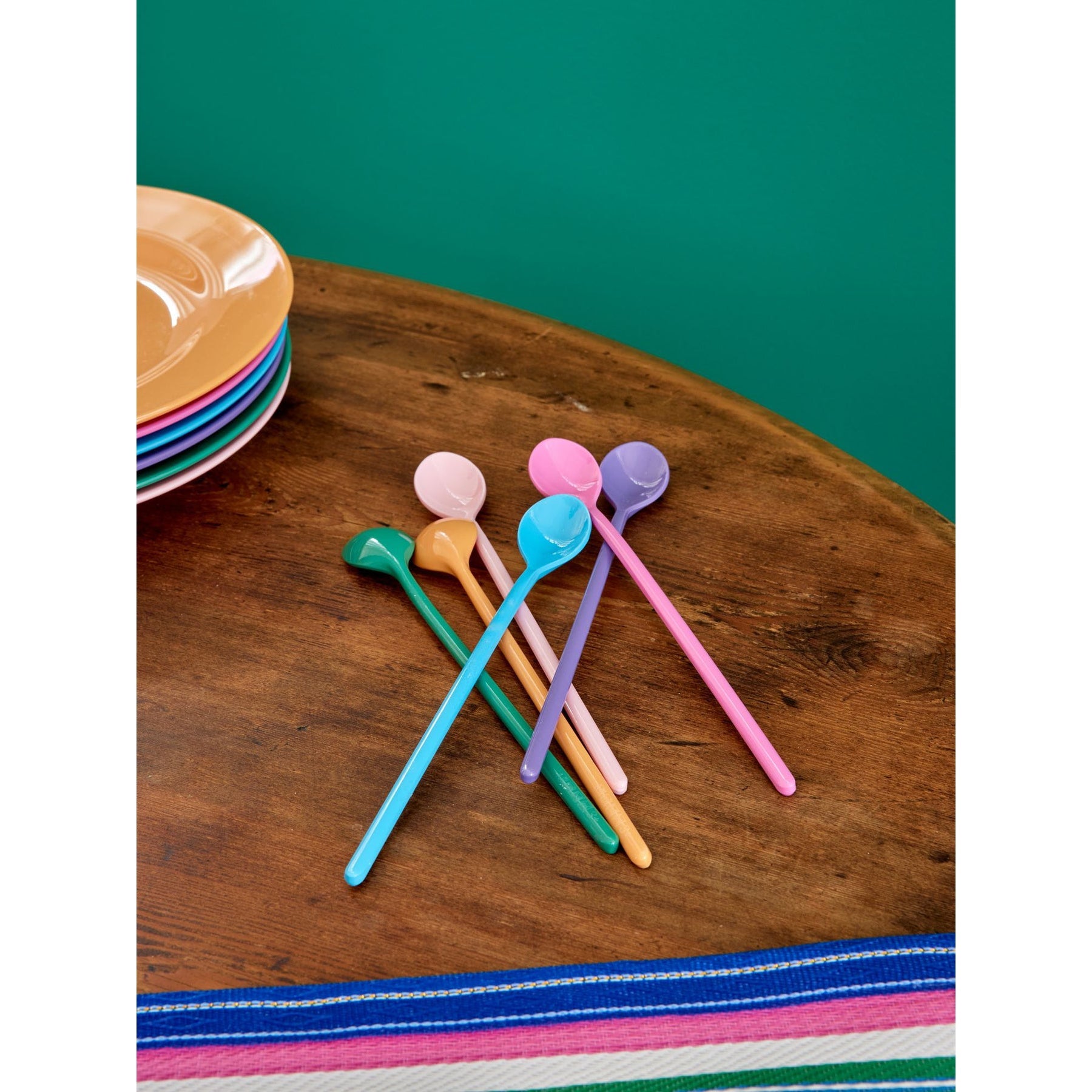 rice-dk-melamine-latte-spoons-in-6-asst-colors-bundle-of-6-rice-mespo-6zlss24