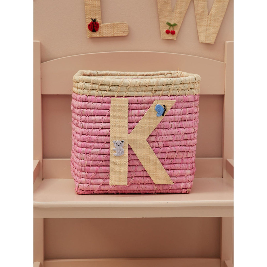 rice-dk-raffia-sticker-letter-in-nature-with-butterfly-and-koala-embroidery-k-rice-stick-rafki