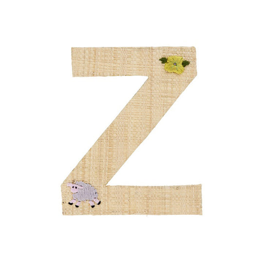 rice-dk-raffia-sticker-letter-in-nature-with-flower-and-sheep-embroidery-z-rice-stick-rafzi