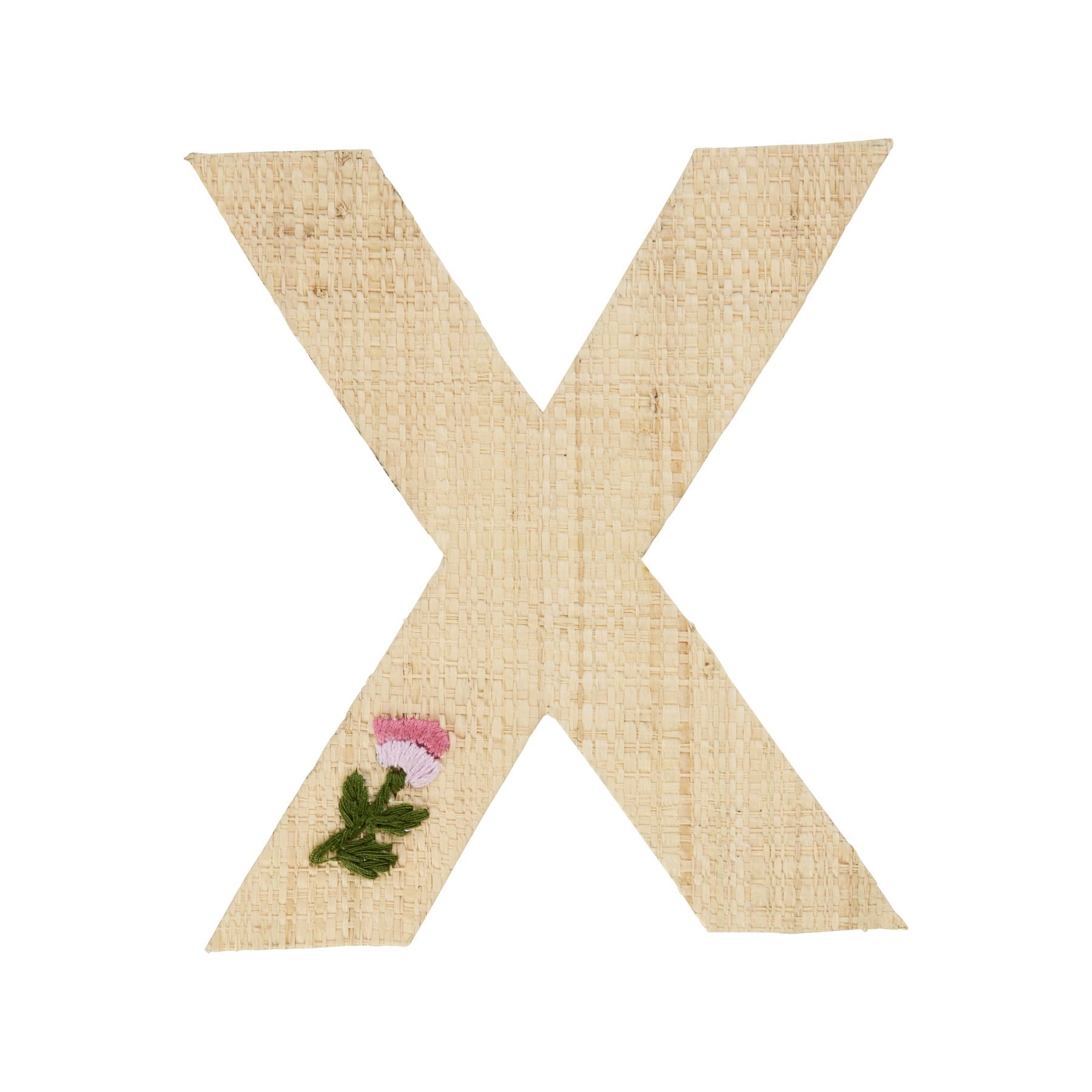 rice-dk-raffia-sticker-letter-in-nature-with-flower-embroidery-x-rice-stick-rafxi