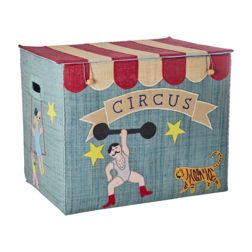 rice-dk-raffia-storage-box-with-circus-theme-foldable-rice-bsbox-lcirc