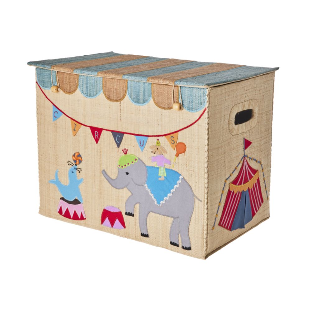 rice-dk-raffia-storage-box-with-circus-theme-foldable-rice-bsbox-lcirc