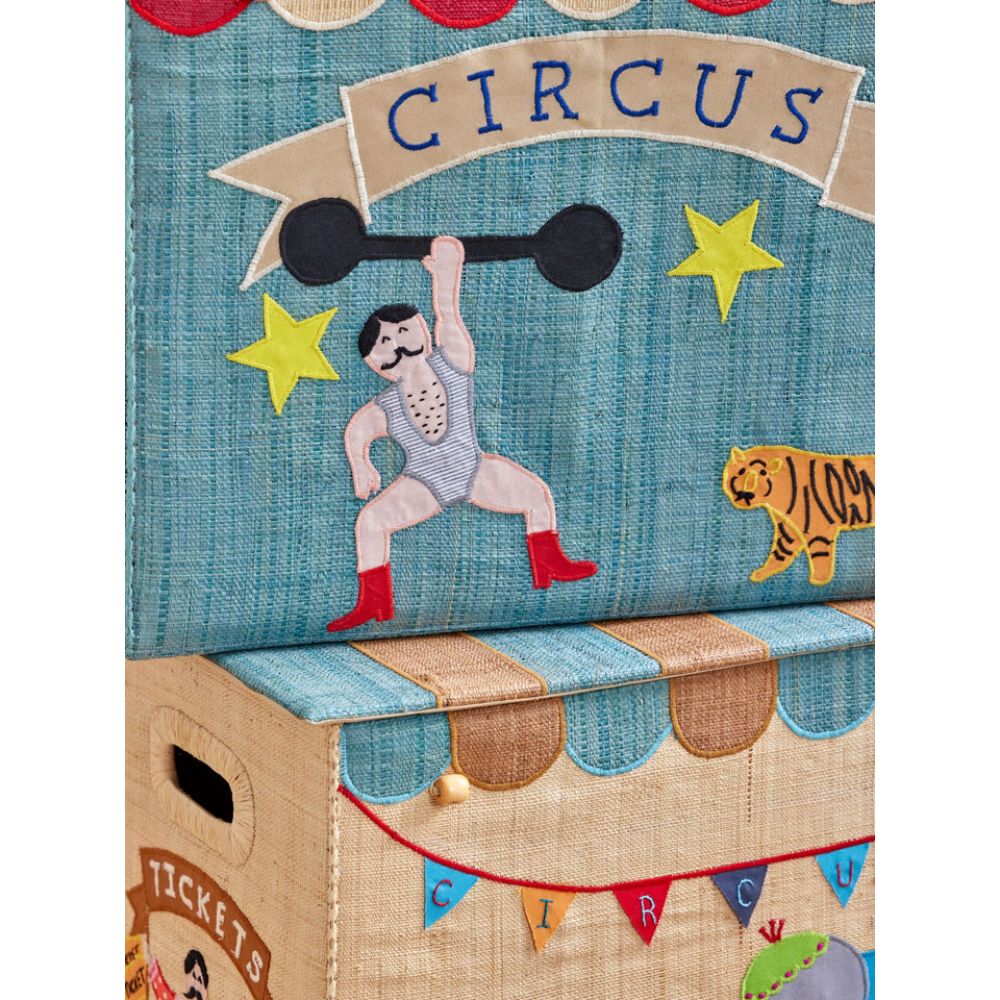 rice-dk-raffia-storage-box-with-circus-theme-foldable-rice-bsbox-lcirc