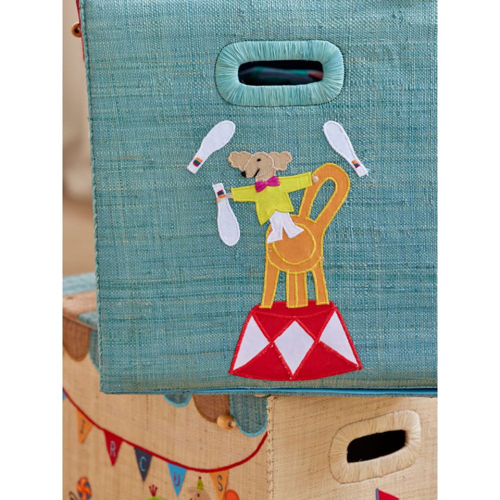 rice-dk-raffia-storage-box-with-circus-theme-foldable-rice-bsbox-lcirc