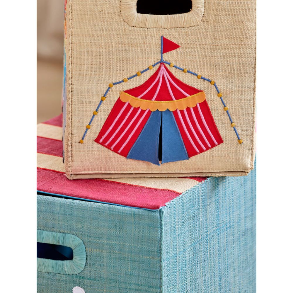rice-dk-raffia-storage-box-with-circus-theme-foldable-rice-bsbox-lcirc
