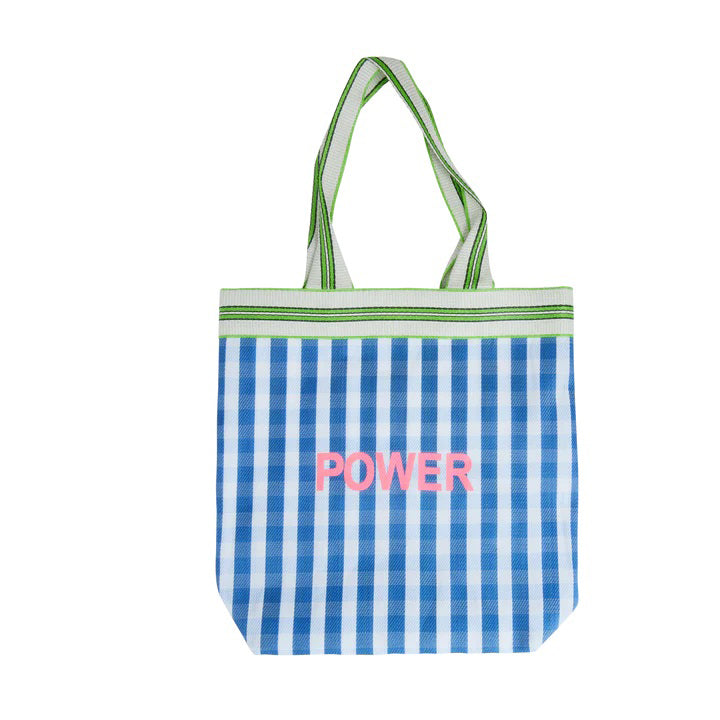 rice-dk-recycled-plastic-shopping-bag-with-blue-and-white-stripes-rice-bgpla-power