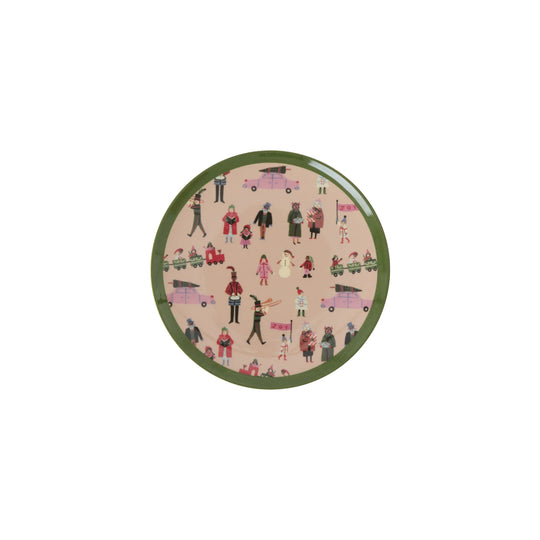 rice-melamine-cake-plate-with-holiday-print-small-rice-xmecp-holi