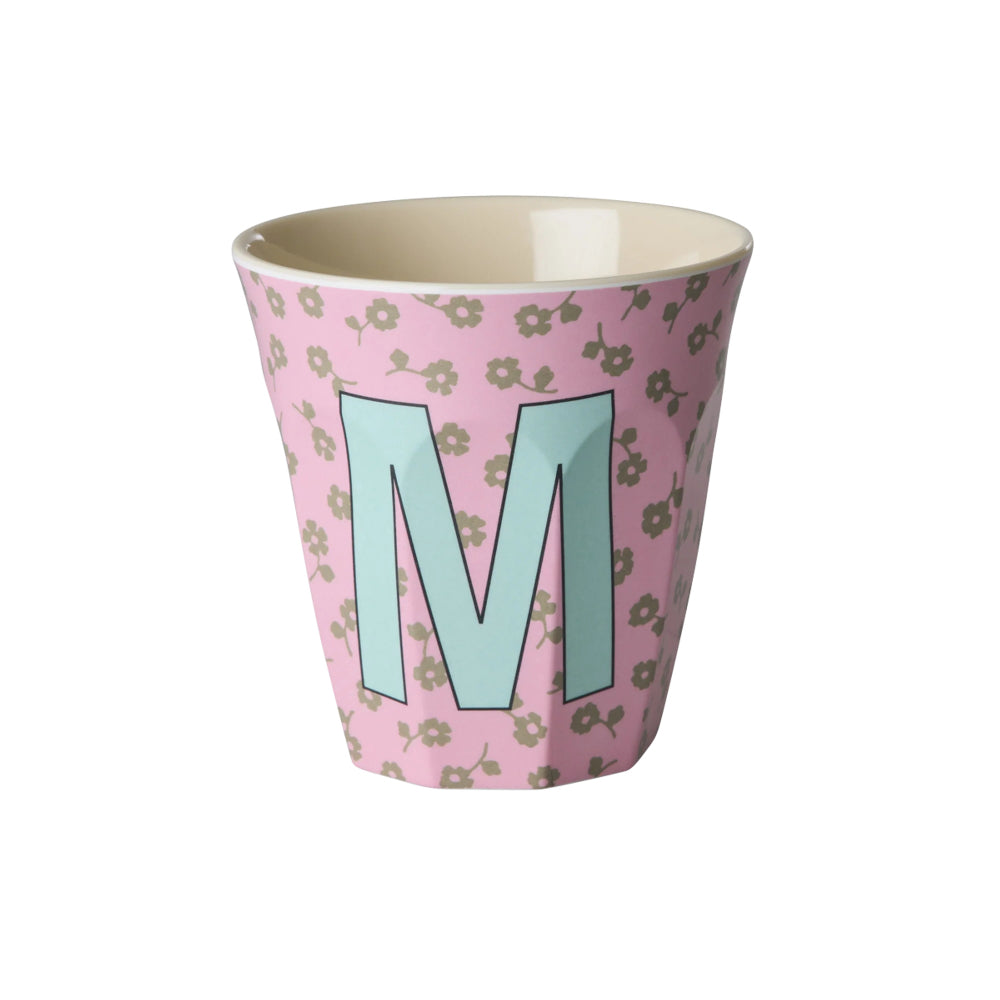 rice-melamine-cup-with-the-letter-m-flowers-medium-250ml-rice-melcu-alpflom