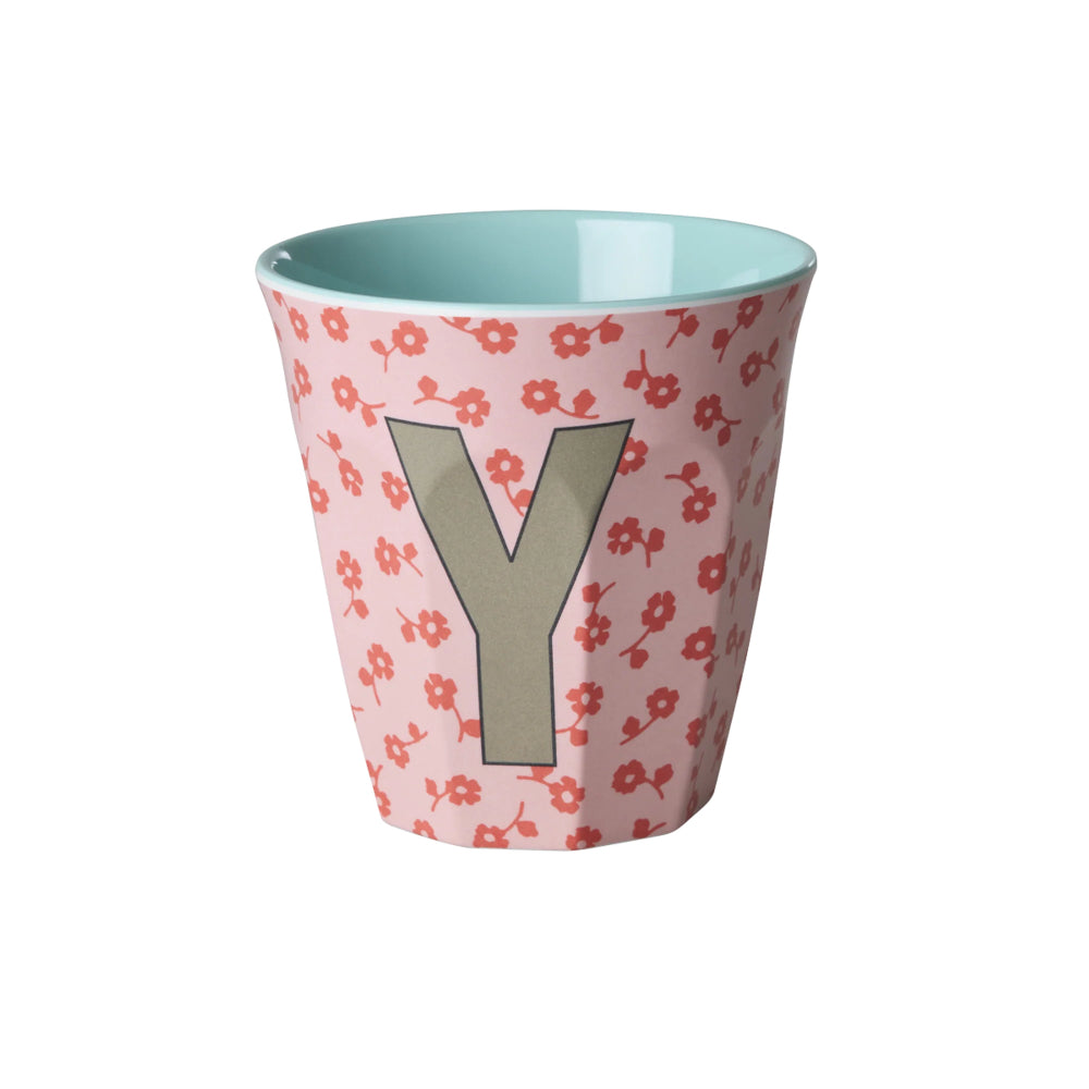 rice-melamine-cup-with-the-letter-y-flowers-medium-250ml-rice-melcu-alpfloy