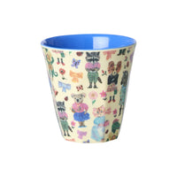rice-melamine-kids-cup-with-nathalie-lété-print-blue-small-160ml-rice-kicup-natb