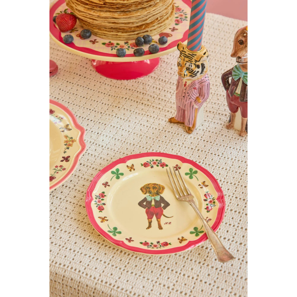 rice-melamine-vintage-side-plate-with-nathalie-lété-print-red-rice-mespl-vinat2r