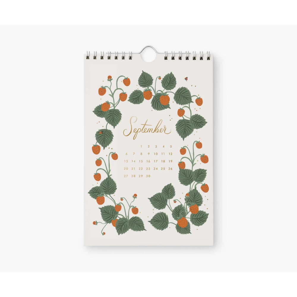 rifle-paper-co-2026-strawberry-fields-kitchen-calendar-6x9-rifl-cal098