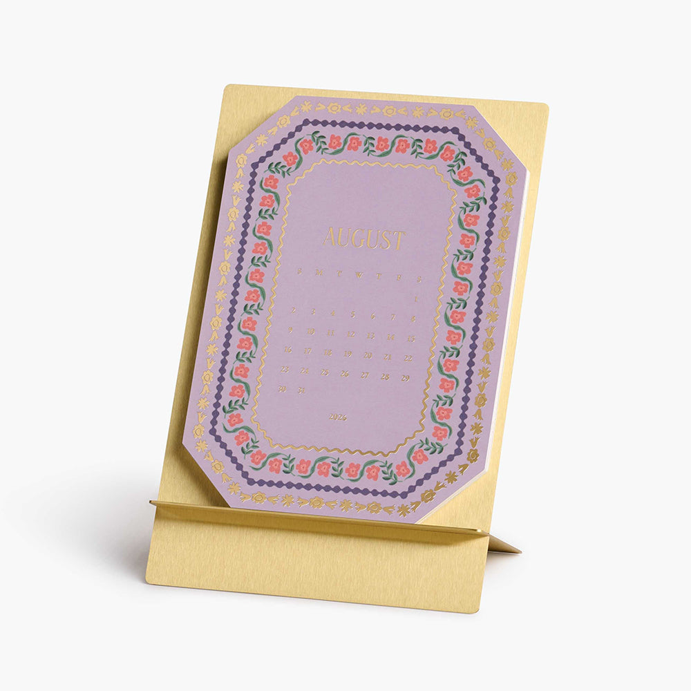 rifle-paper-co-2026-wildwood-brass-easel-desk-calendar