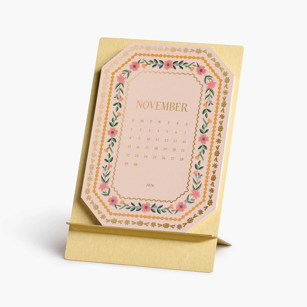 rifle-paper-co-2026-wildwood-brass-easel-desk-calendar