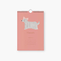 rifle-paper-co-2027-dog-of-the-month-kitchen-calendar-6x9-stationery-home-decor-rifl-cal108