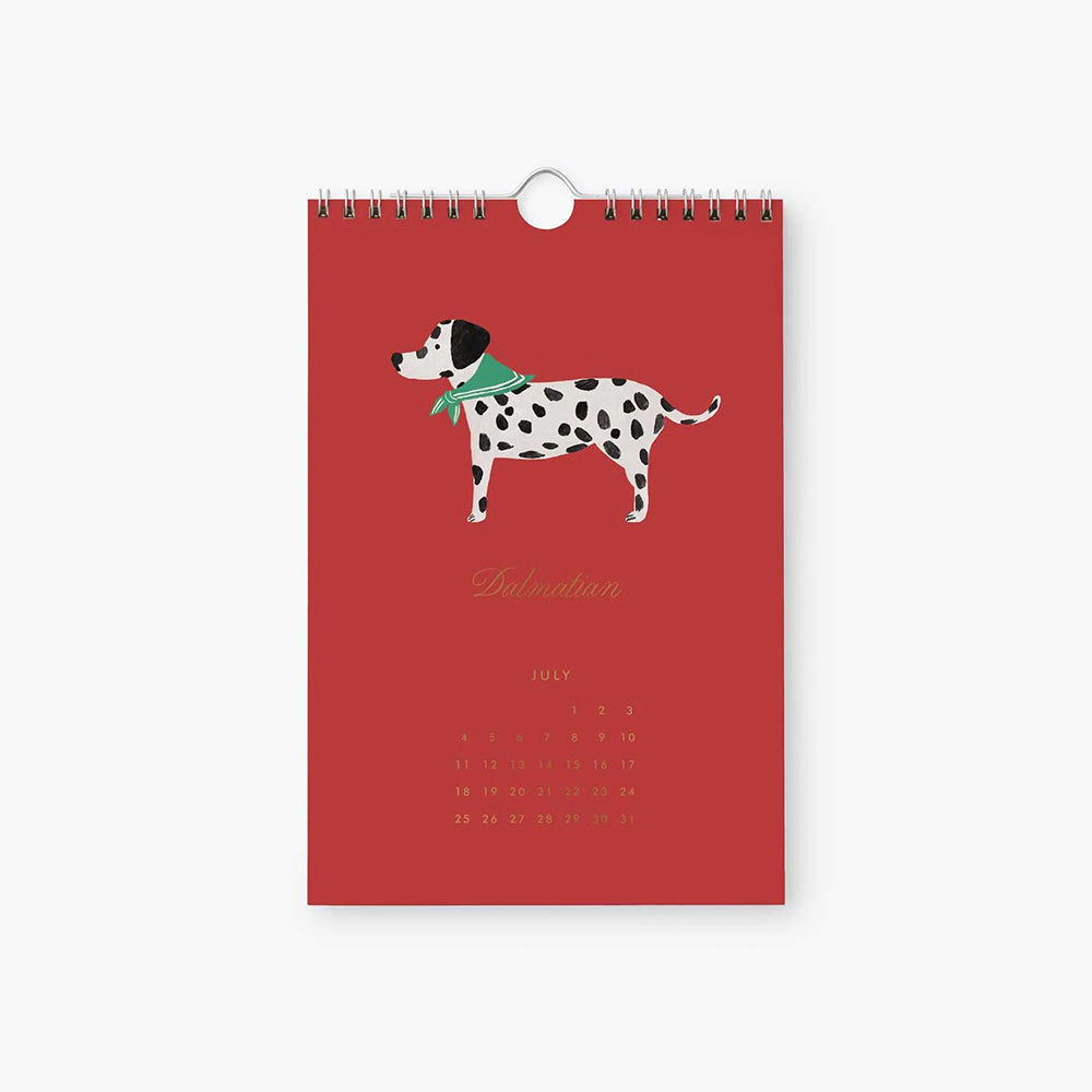 rifle-paper-co-2027-dog-of-the-month-kitchen-calendar-6x9-stationery-home-decor-rifl-cal108