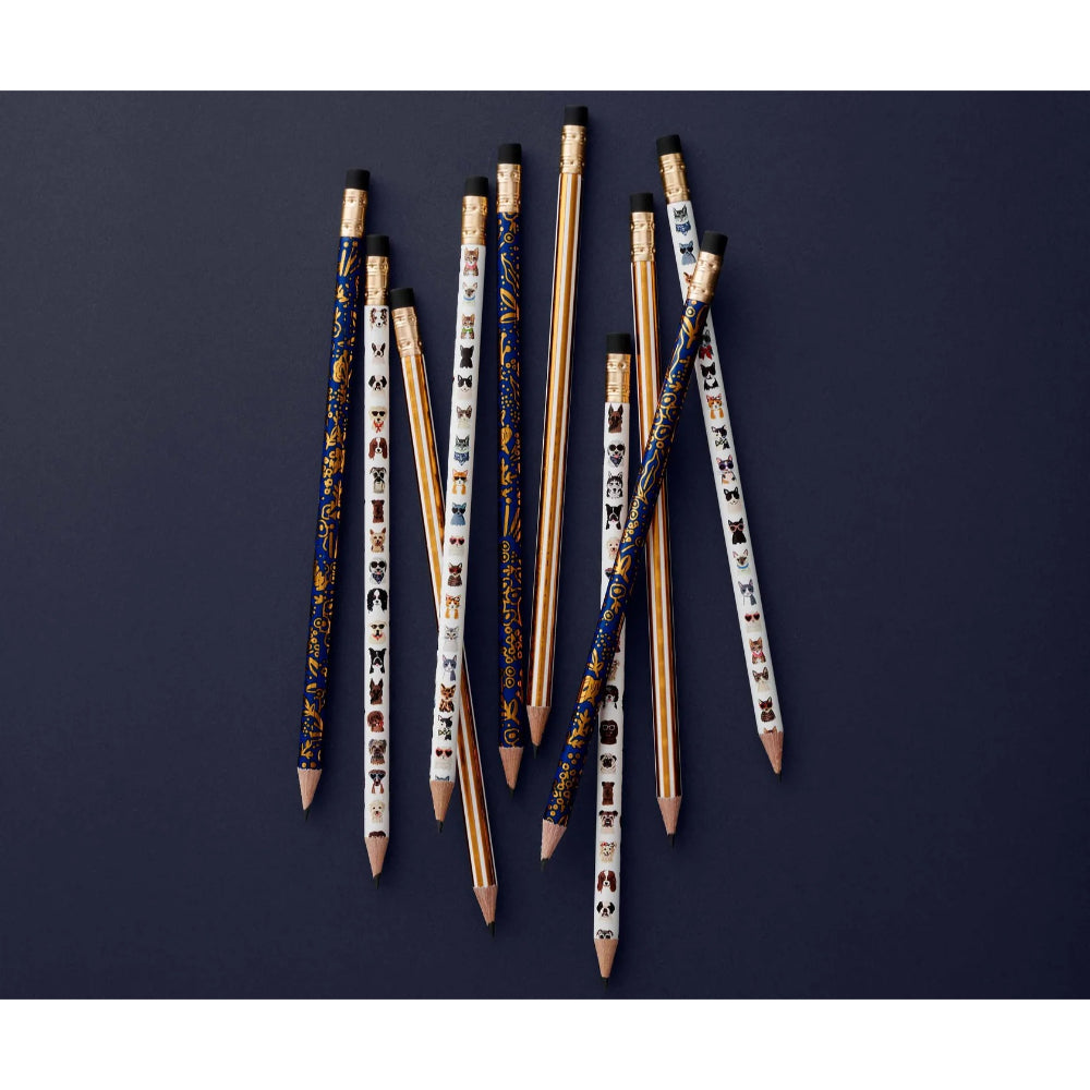rifle-paper-co-cats-&-dogs-pencil-set-rifl-bpa006