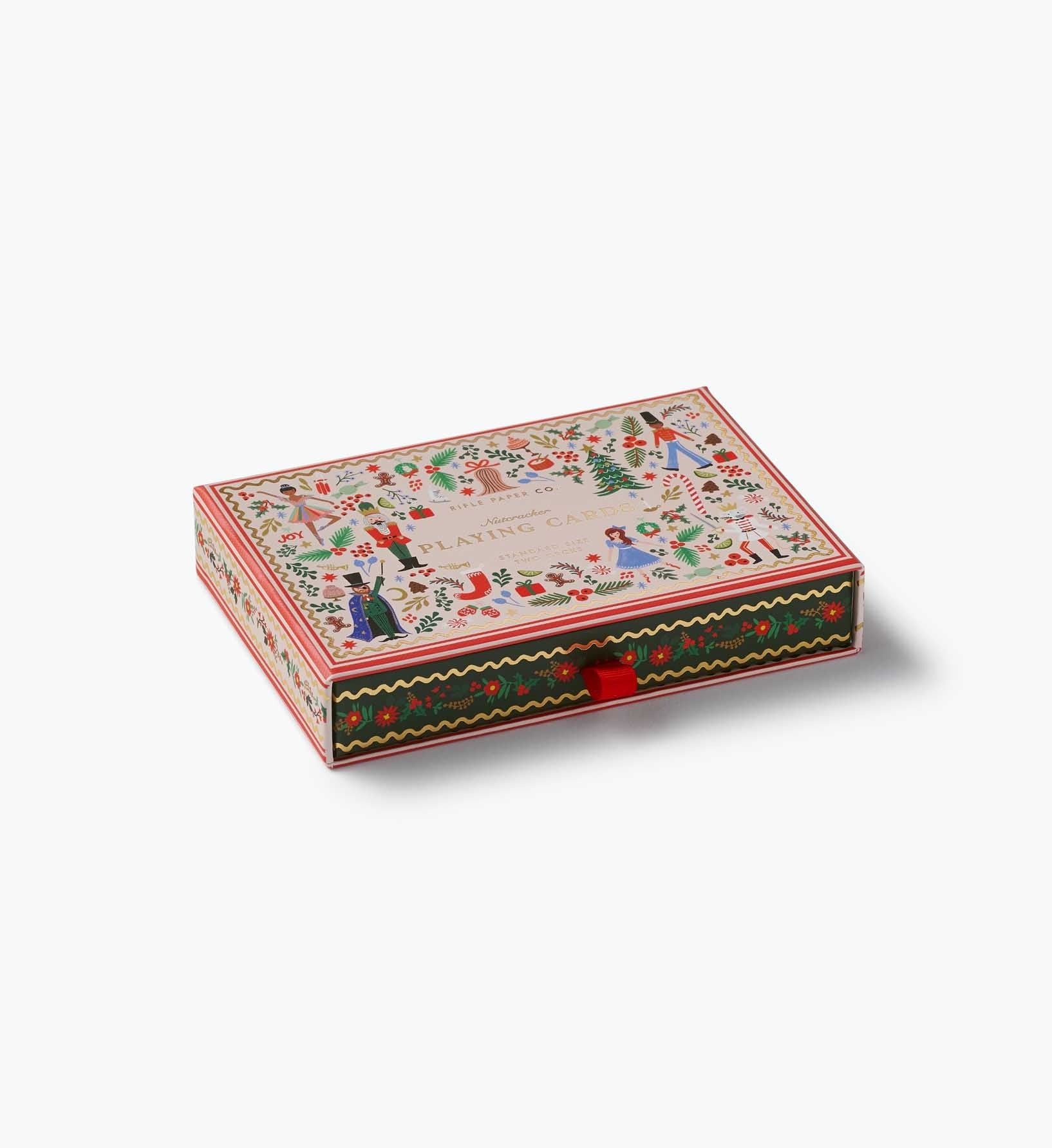 rifle-paper-co-holly-jolly-nutcracker-playing-card-set