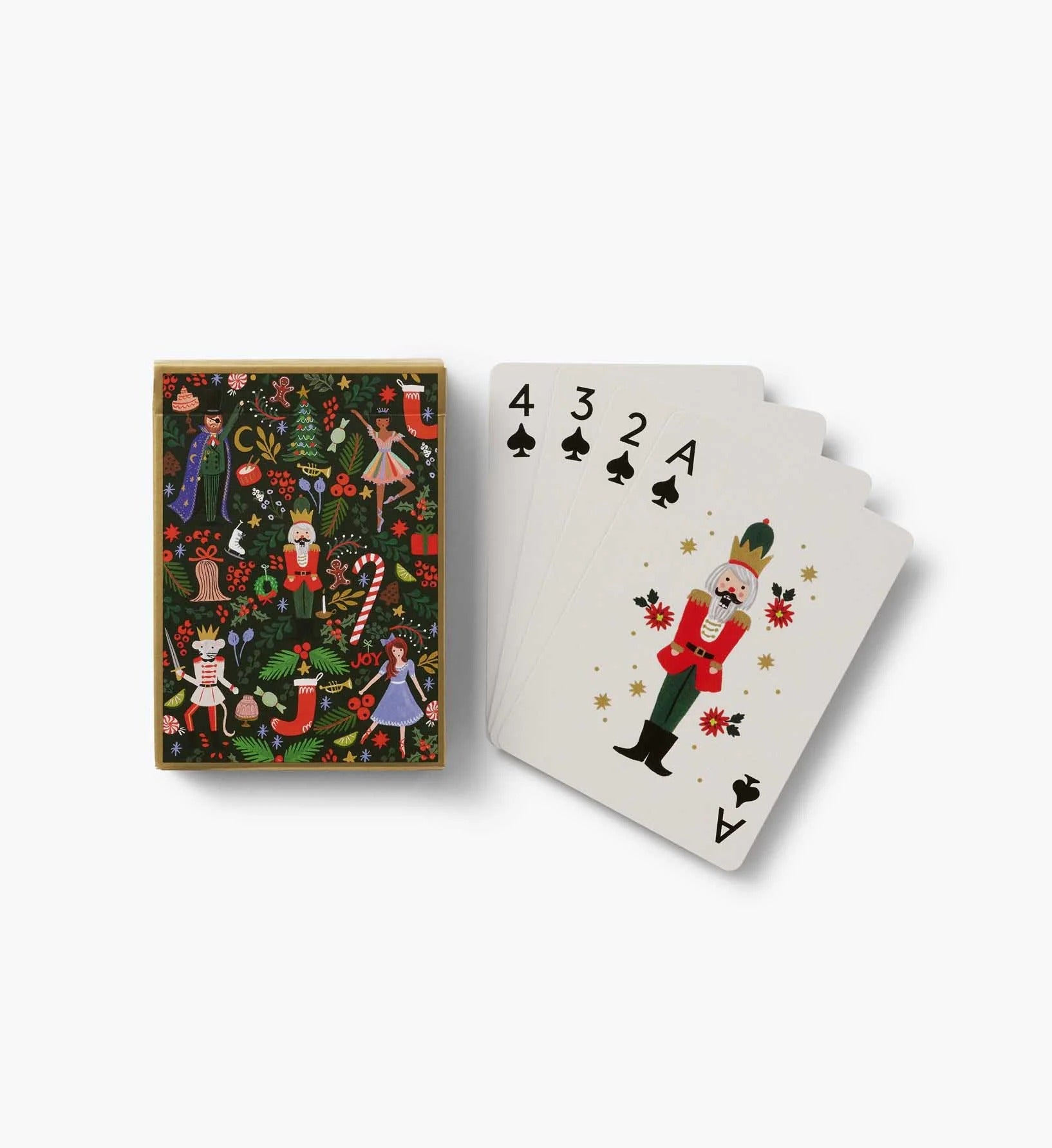 rifle-paper-co-holly-jolly-nutcracker-playing-card-set