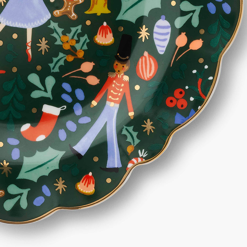 rifle-paper-co-nutcracker-porcelain-dessert-plate-set