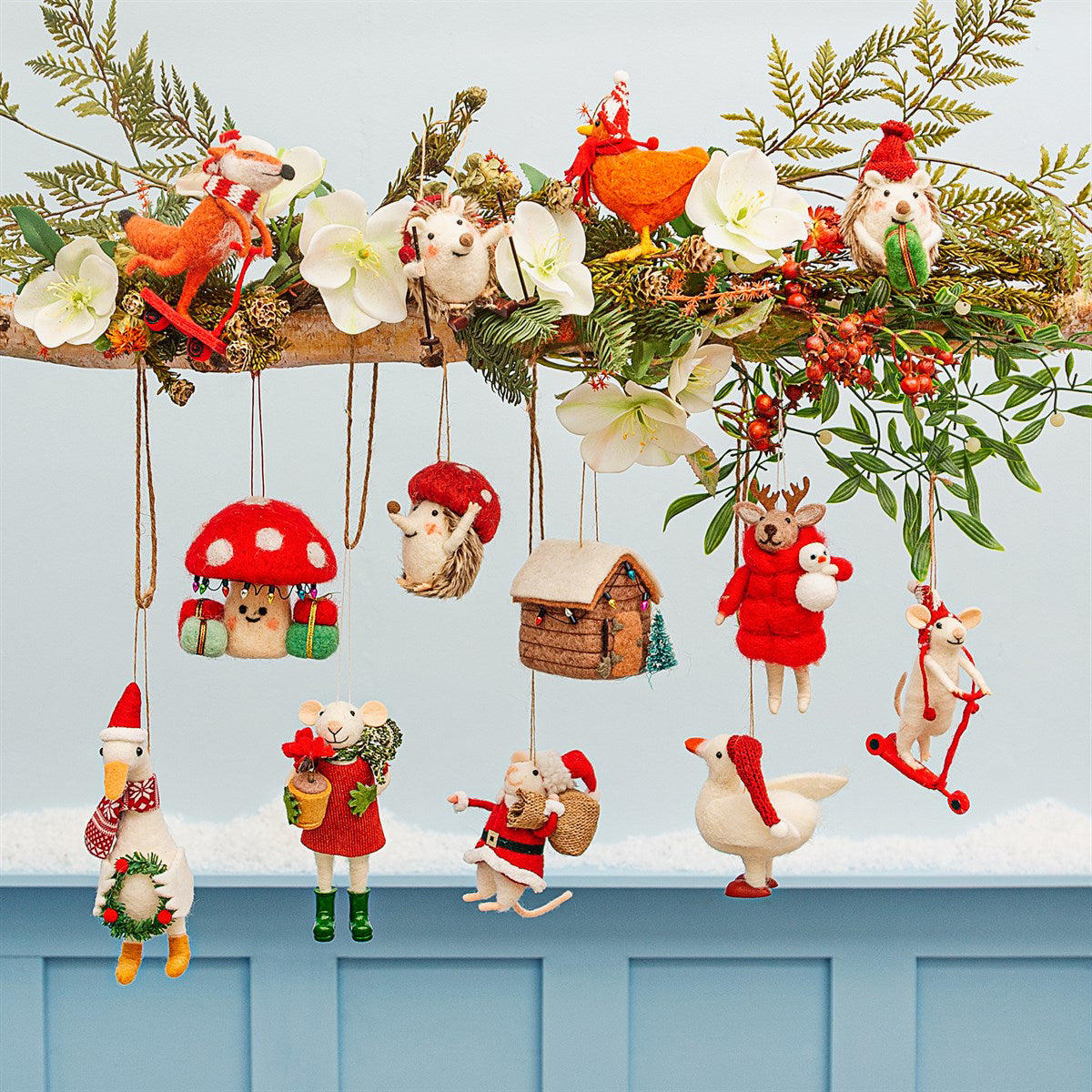 rjb-stone-mushroom-with-presents-felt-hanging-decoration-rjbs-feltxm130