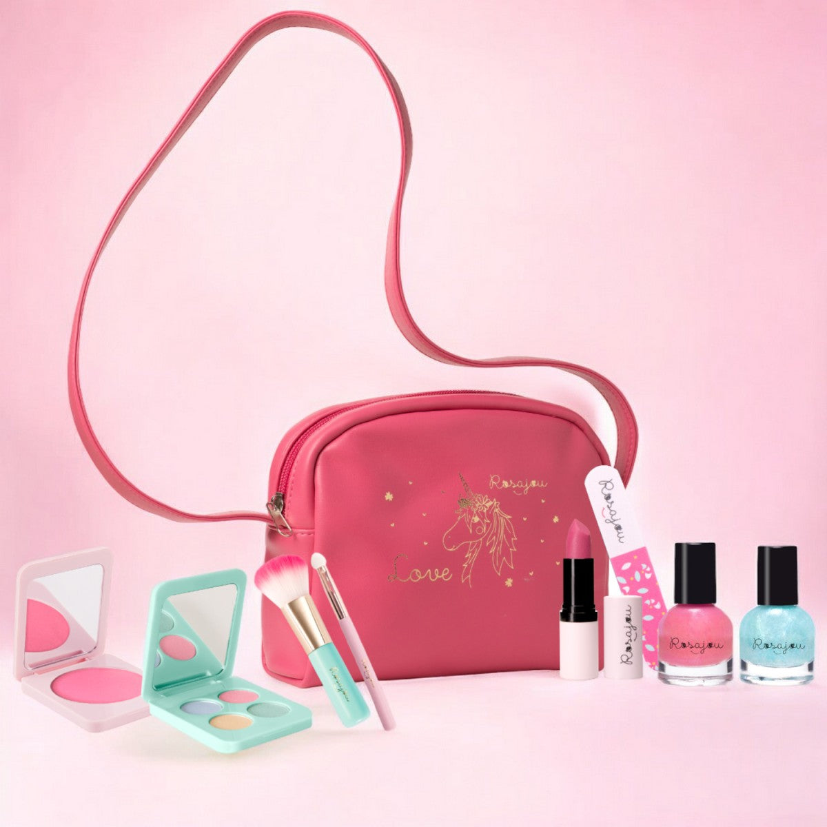 Rosajou Makeup Kit “Luxe Edition” 粉紅色化妝袋套裝
