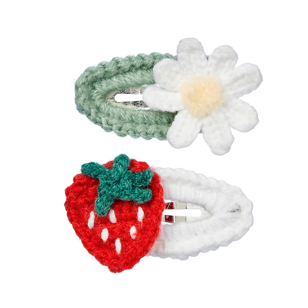 souza-hair-clips-vivy-strawberry-flower-2-pcs-card-1-card