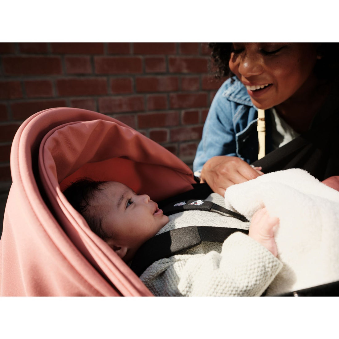 Stokke YOYO³ 0+ 6+ Complete Baby Stroller Set - White Frame with Toffee 0+ Newborn Pack & 6+ Color Pack (Pre-Order; Est. Delivery in 4-6 Weeks)