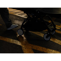 Stokke YOYO³ 6+ Baby Stroller Set - Black Frame with Air France Blue 6+ Color Pack