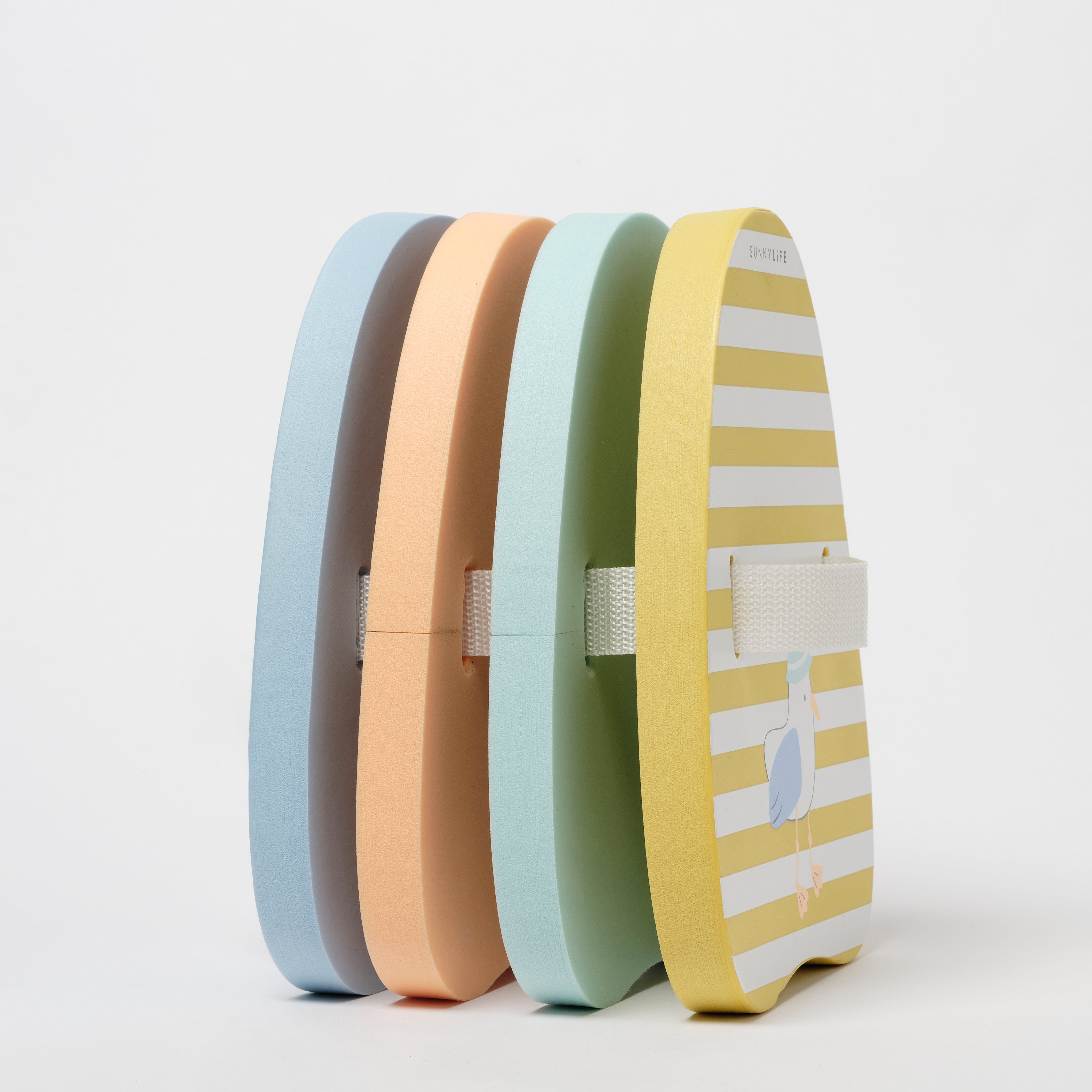 sunnylife-bubble-back-float-sid-the-seagull-mustard-stripe-sunl-s51bbfms