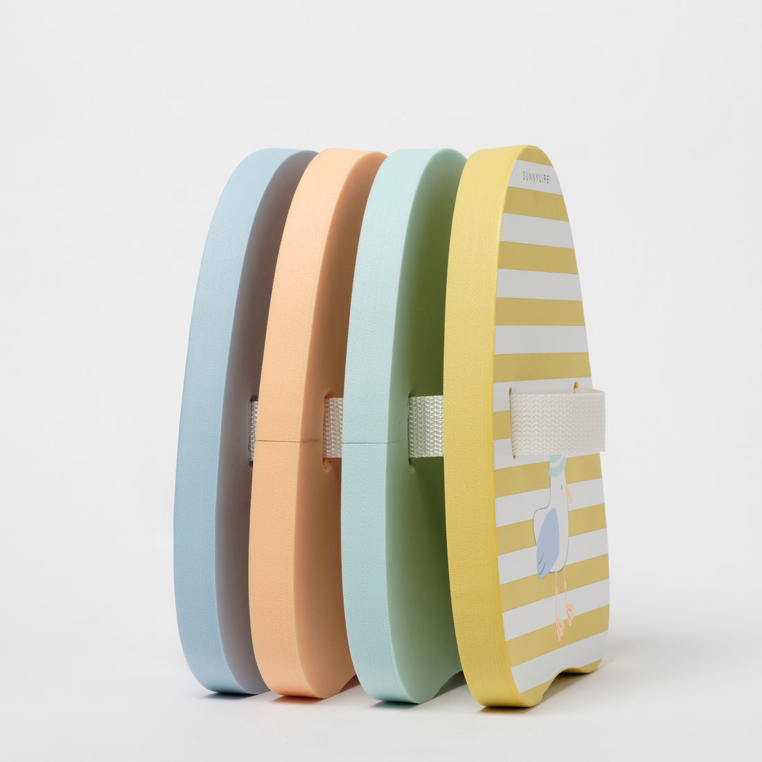 sunnylife-bubble-back-float-sid-the-seagull-mustard-stripe-sunl-s51bbfms