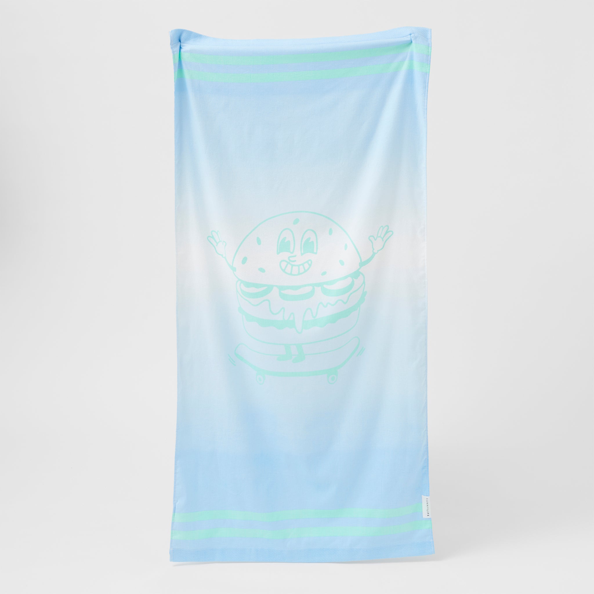 sunnylife-kids-beach-towel-the-sea-kids-blue-lime-sunl-s41kbtsk