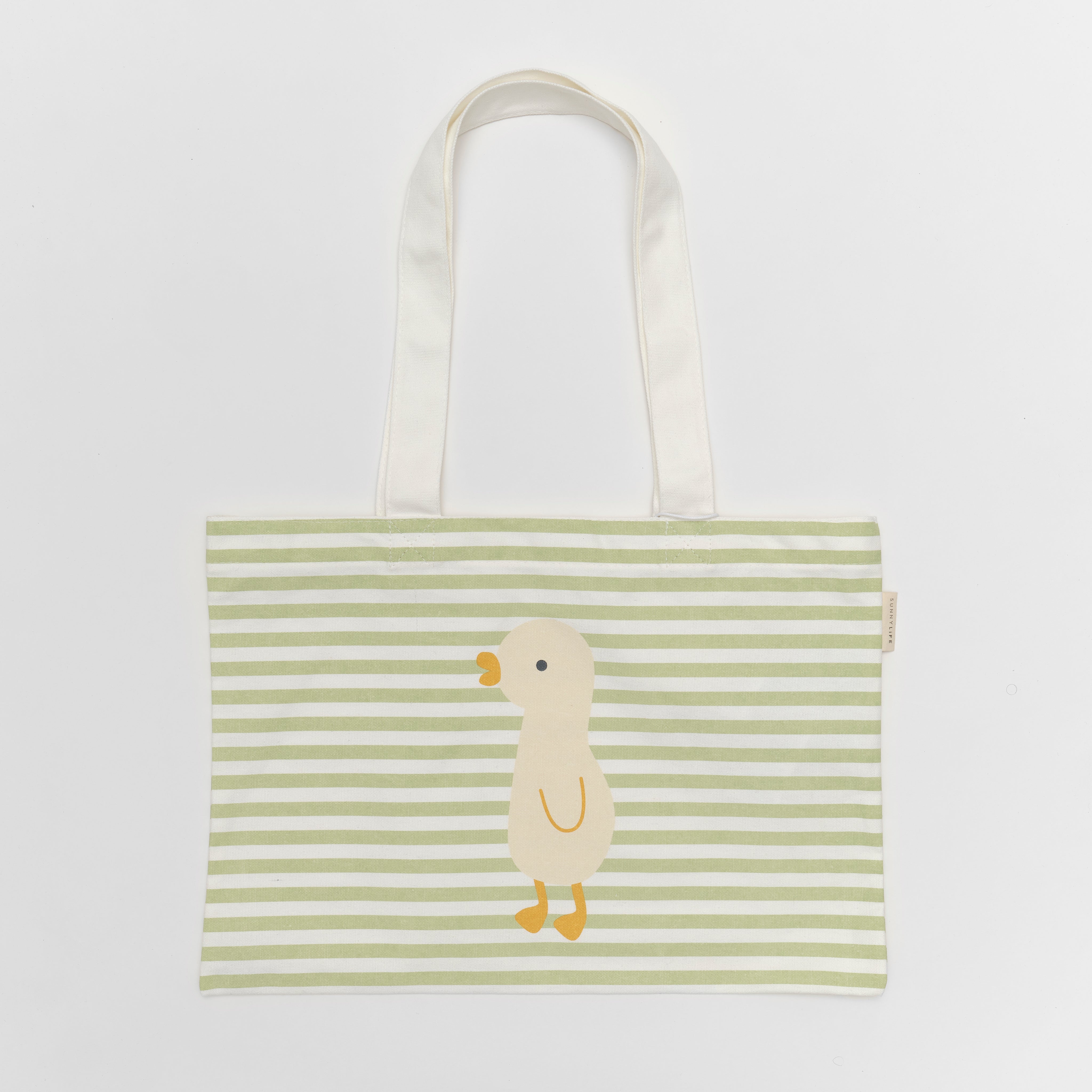 sunnylife-kids-canvas-beach-bag-duck-sage-stripe-sunl-s51kcbgr