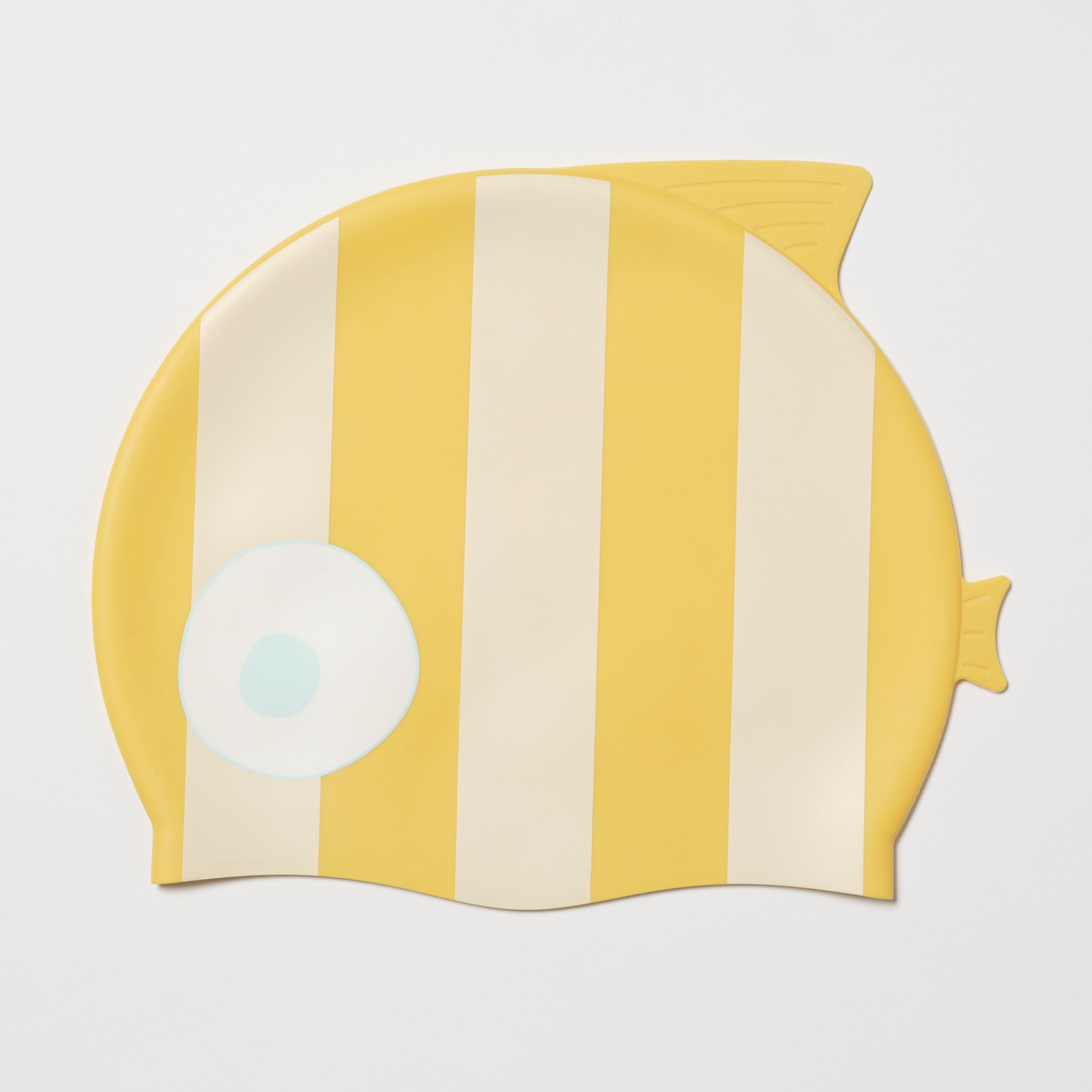 sunnylife-kids-swimming-cap-finn-the-fish-mustard-stripe-sunl-s51scmst
